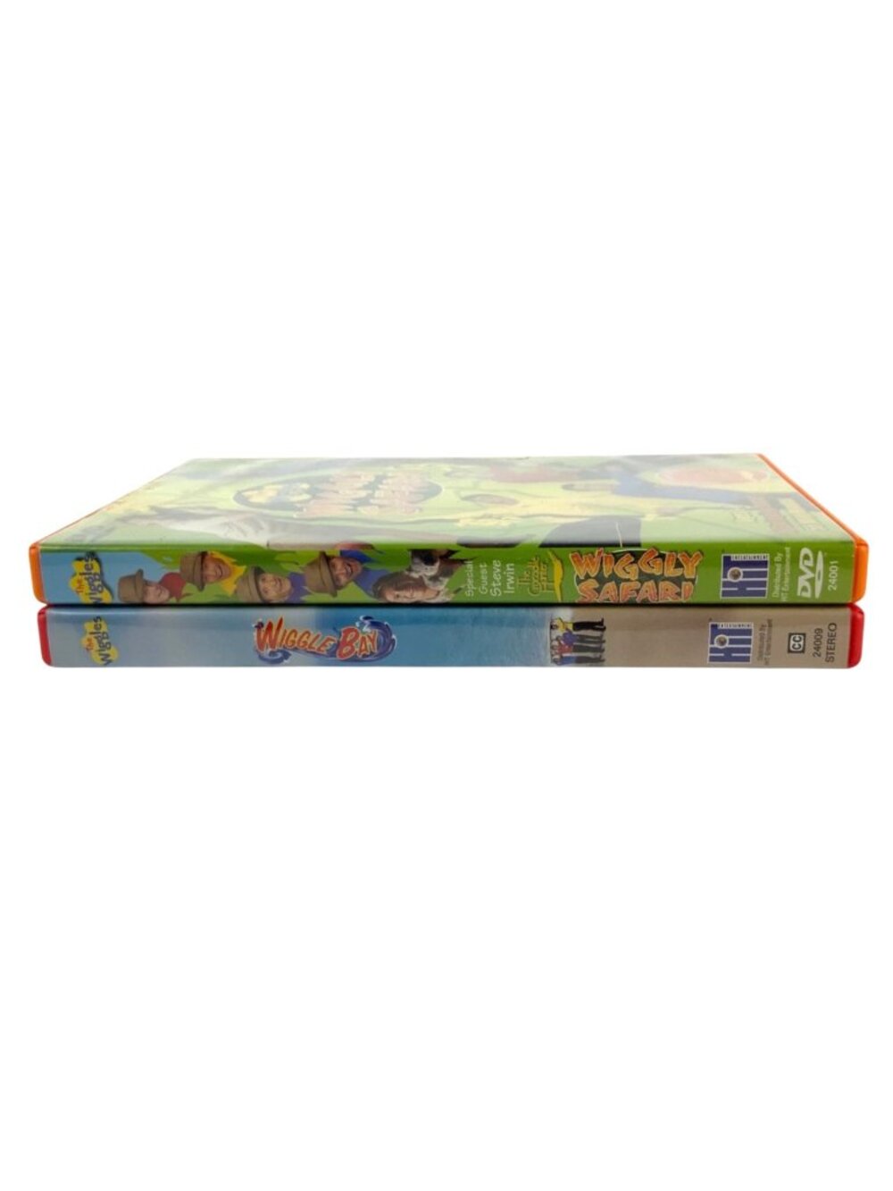 The Wiggles Wiggly Safari & Wiggle Bay DVDs Ages 1-8 Fun Songs & Activities